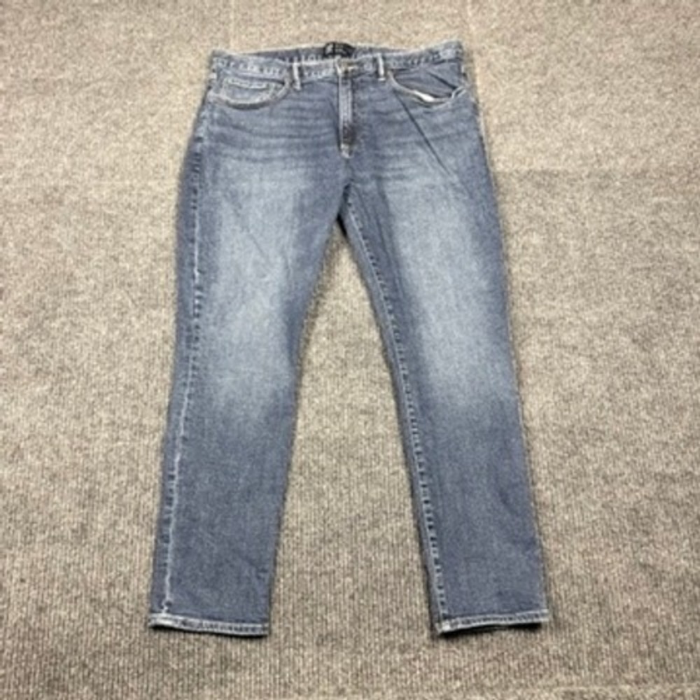 Gap Denim Skinny Jeans Mens 36x30 Dusty Indigo Blue Stretch S/414011-00